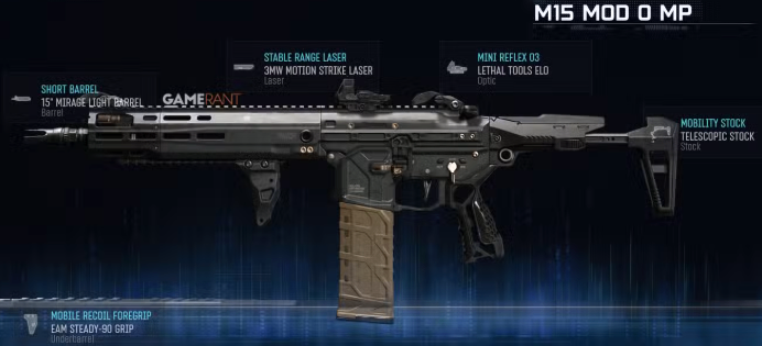 OpTic MerK's best M15 loadout for COD Black Ops 7 Ranked Play featuring the current meta attachments for competitive multiplayer.