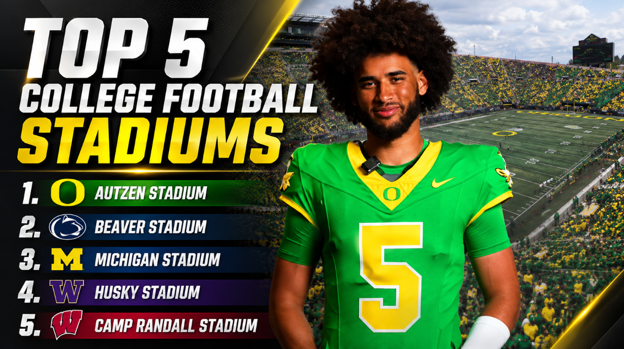 CFB 27 Guide: Dante Moore’s Elite Rating, Top 5 Toughest Stadiums & Hidden Recruiting Secrets