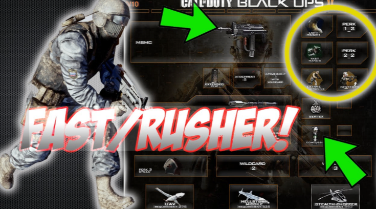 Black Ops 2 equipment loadout