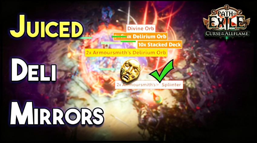 POE 3.29 Delirium Mirror Farming Guide: Best Setup, Maps & Scarab Strategy for Max Profit