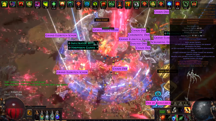 PoE 3.29 Lightning Strike of the Arcane Deadeye Build Guide: Abyss Jewels, Void Siphoner and Endgame Mapping