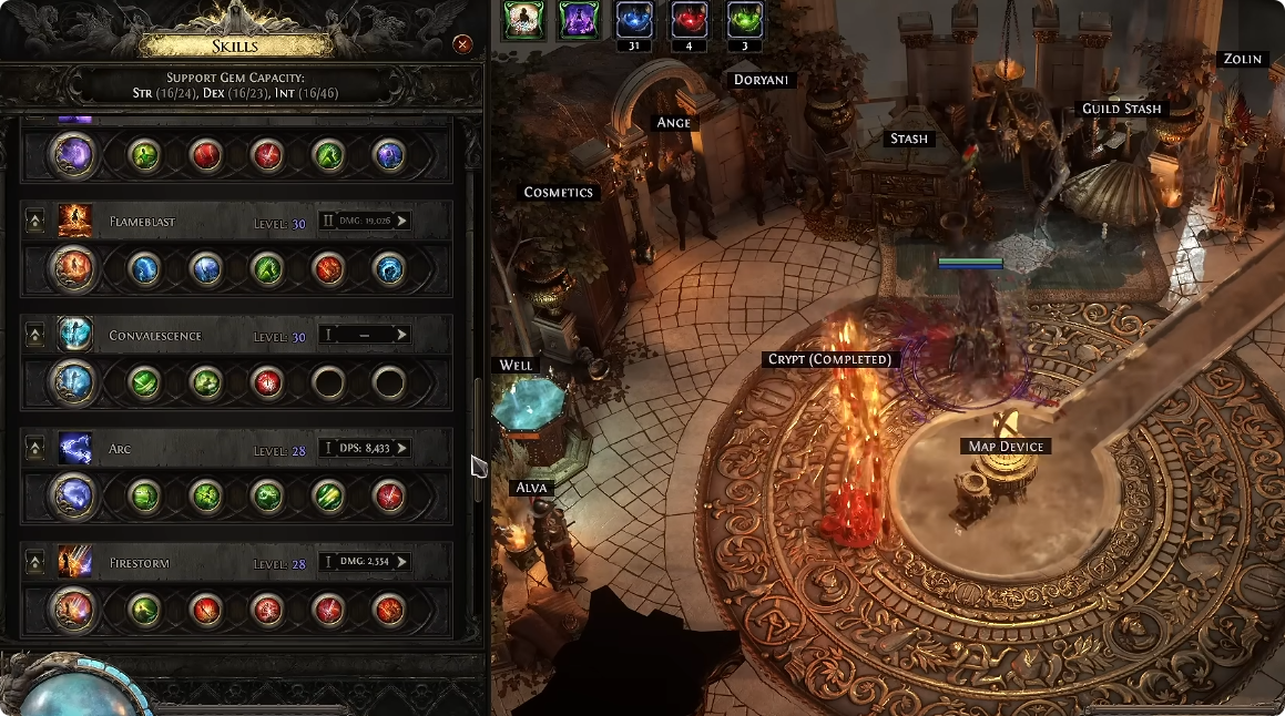PoE 2 Gemling ED Contagion Flameblast Build Guide: Best Budget Build for High Damage and Endgame