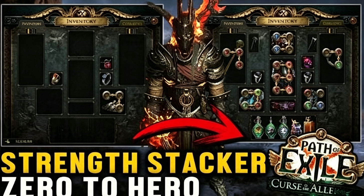 Path of Exile 3.29 SSF Strength Stacker Guide: Key Items, Farming Strategy & Atlas Setup