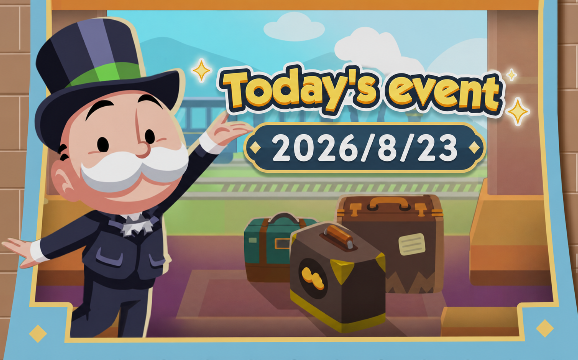 Monopoly GO August 23, 2026 Events: Tycoon Racers, Sticker Boom Prep & Golden Blitz