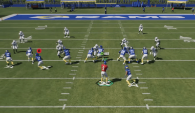 Madden NFL 27 Giants Playbook strategy using motion, route combinations and quick passes.