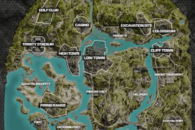 The Avalon Warzone map in Black Ops 7, which could potentially receive a Halloween-themed visual update during Season 6.