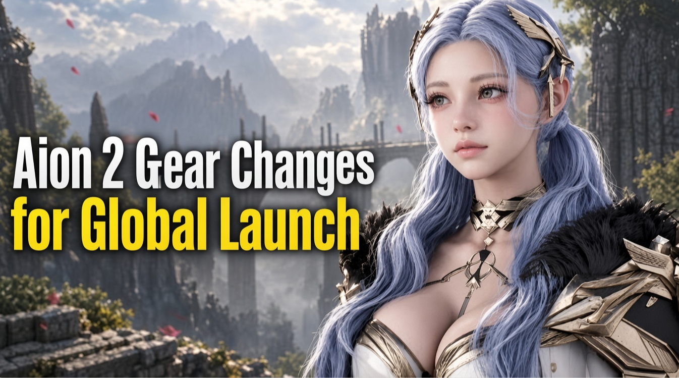 Aion 2 Gear Changes for Global Launch: Crafted Gear, PvE Bonuses and Genus Insight