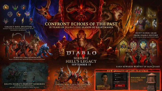 Diablo 5 2029 release date, Diablo 4 Season 15 update, Diablo 4 Amazon class, BlizzCon 2026 Diablo news, Diablo 4 endgame changes, Diablo 4 Items, Diablo 4 gold,  D4 Gold, buy Diablo 4 Items