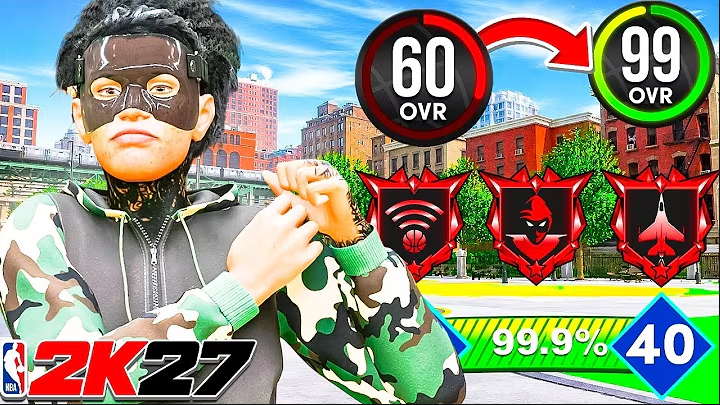 HOW I HIT LEVEL 40, 95 OVERALL, AND MAX BADGES IN 2 DAYS on NBA 2K27 ( BRAND NEW METHOD)