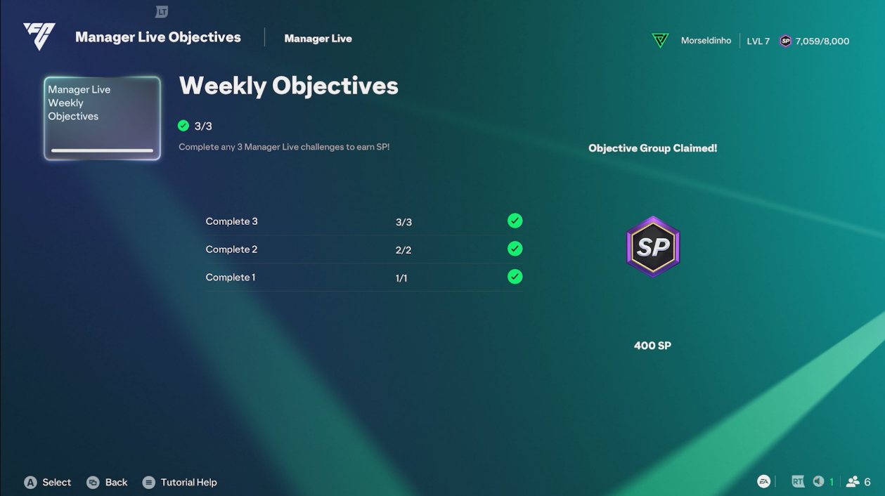 EA FC 27 Manager Live Objectives Guide: Complete All 3 Career Mode Objectives and Earn 1,000 Season Points Fast