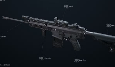 The recommended MDR calibration focuses on recoil control and weapon stability, helping the rifle stay accurate during sustained fire in Operations.