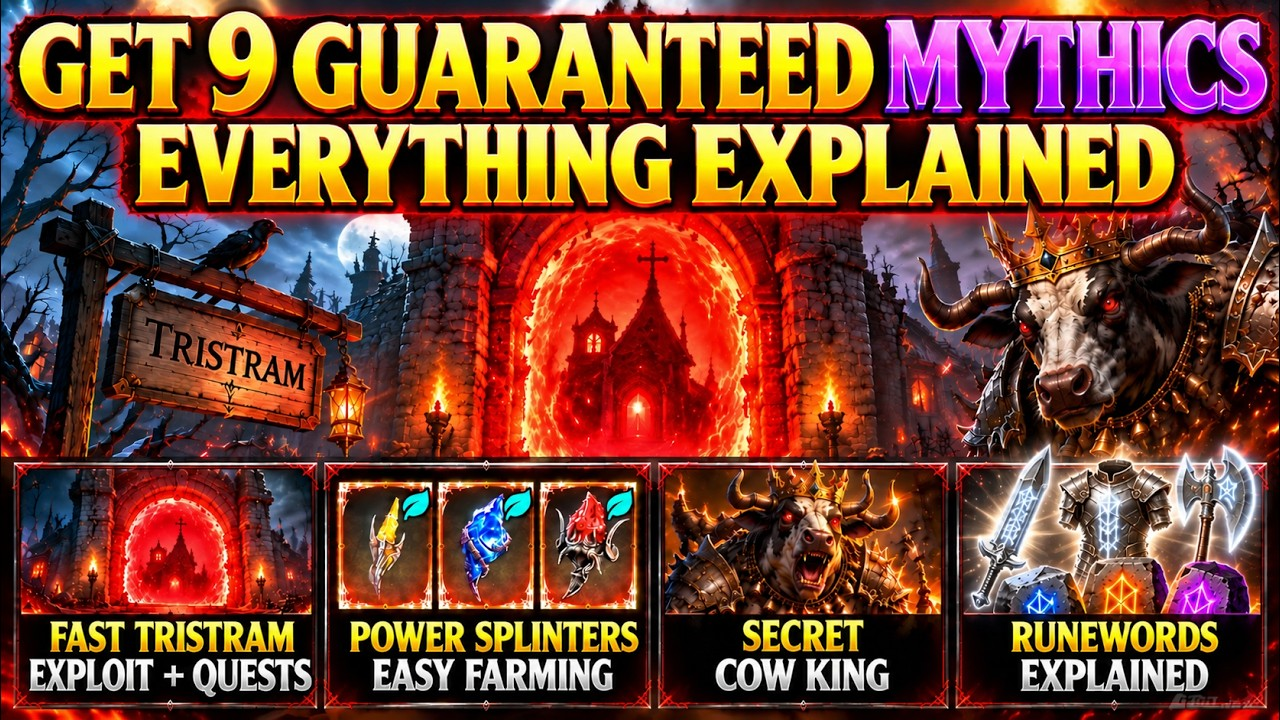 Diablo 4 Items Season 15: How to Get Guaranteed Mythics, Farm Splinters & Unlock Tristram
