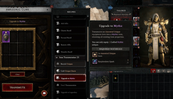Diablo II item updates