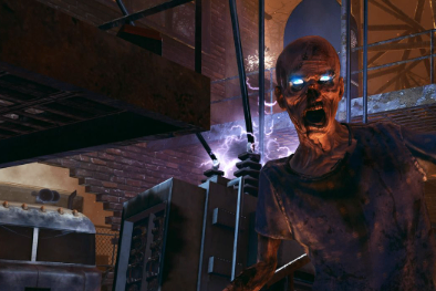 CoD Black Ops 2 Transit Zombies gameplay with the Bus and fog area