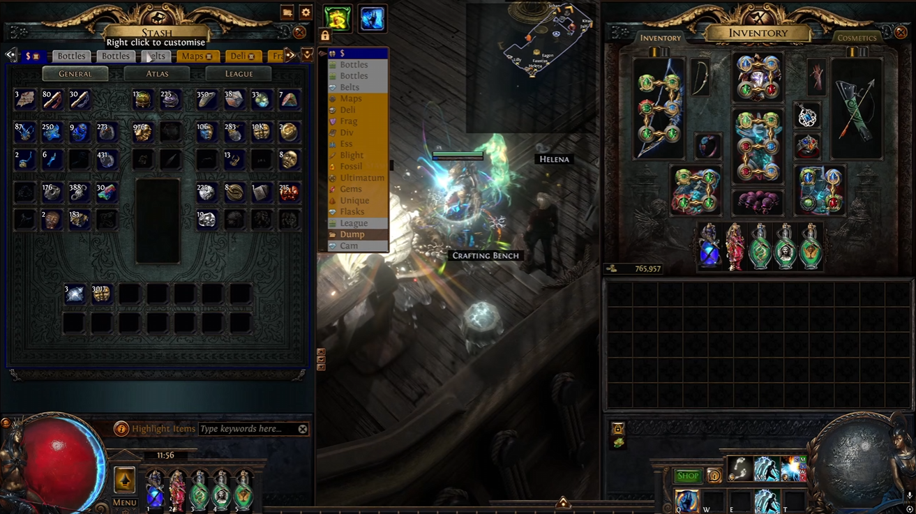 POE 3.29 End League Gamble Breakdown: Message in a Bottle & Mageblood Corruption Results