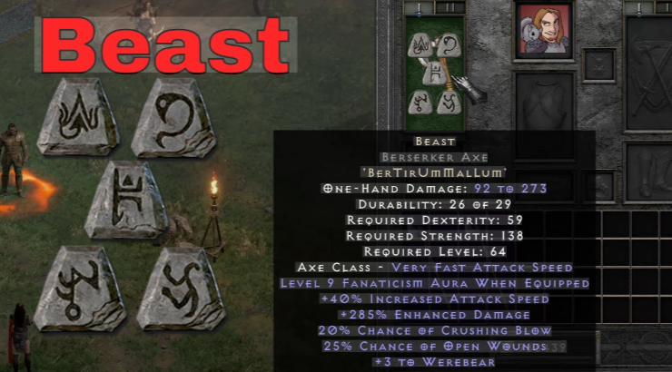 El Lum Ber runeword