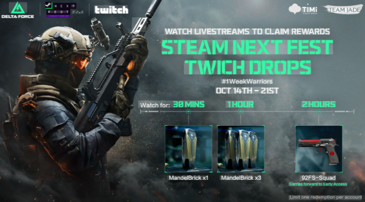 Delta Force Twitch Drops