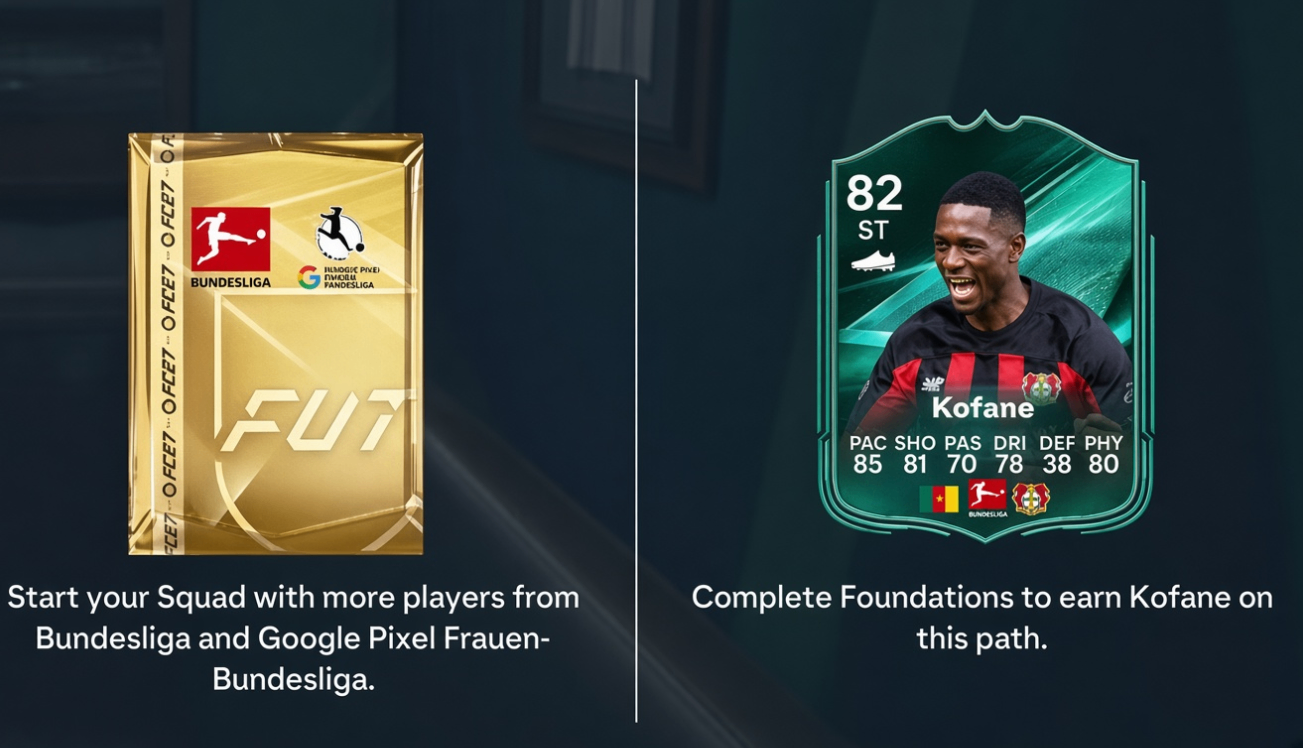 FC 27 Choose Your League Foundation players,FC 27 Ultimate Team starter squad rewards,FC 27 Foundation player league selection guide,FC 27 Foundations objectives explained,buy FC 27 Coins,FC 27 starter squad building tips,FC 27 league choice Ultimate Team