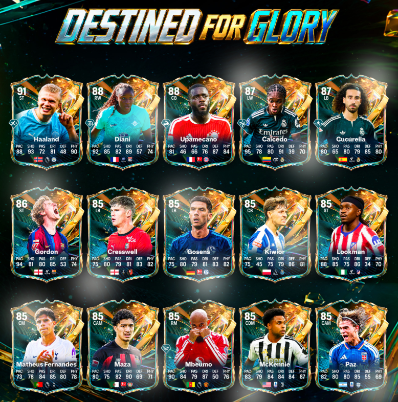 EA FC 27 Destined for Glory Team 2 Leaked: Full Player List and Ratings