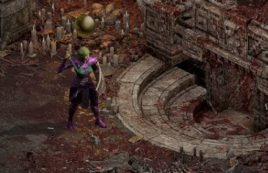 A Diablo 2 Resurrected Travincal farming session produces valuable loot including a Sur Rune, Jah Rune, Cham Rune and Stone of Jordan.