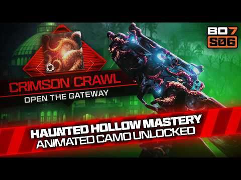 The Crimson Crawler animated camo is one of the hidden rewards connected to the Haunted Hollow Easter egg in Warzone Season 6.