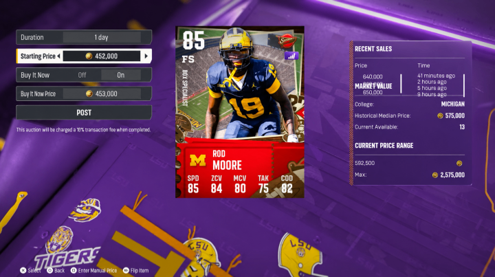 College Football 27 Coins