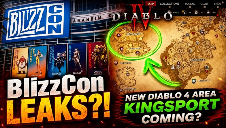 BlizzCon 2026 Diablo 4 leaks, Diablo 4 Kingsport new map, Diablo 4 Season 15 updates, Diablo 4 new continent expansion, Diablo franchise future announcements, Diablo 4 Items, buy Diablo 4 Items, Diablo 4 gold