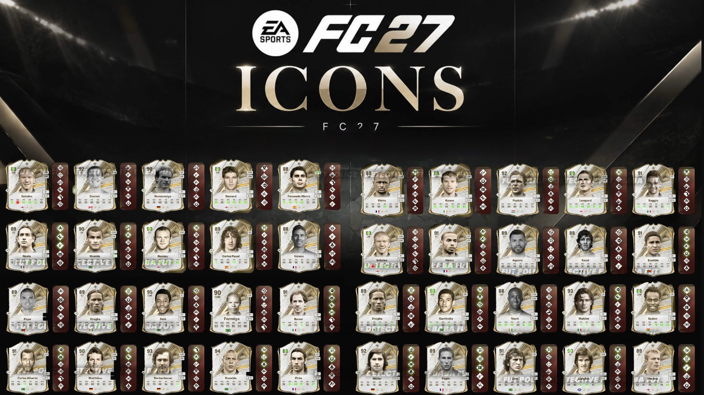 FC 27 Icons Ratings Revealed: Minimum 88 Overall, New PlayStyles & Major Ultimate Team Changes