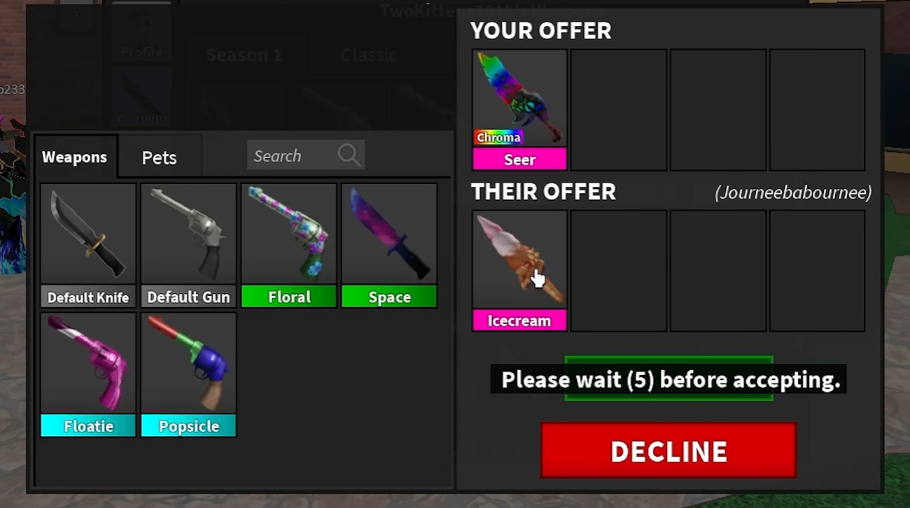 Murder Mystery 2 Items, buy Murder Mystery 2 Items, MM2 common to godly trading, MM2 no chat trading strategy, Murder Mystery 2 beginner trading guide, MM2 tier upgrade path 2026, MM2 chroma item trading tips