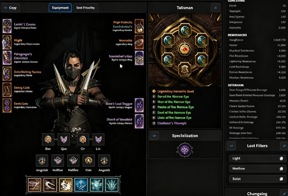 Diablo 4 Season 15 God Rogue, D4 S15 spin-to-win rogue build, Season 15 splinter rogue setup, D4 endgame rogue build, Narrow Eyes set rogue guide, Diablo 4 Items, buy Diablo 4 Items, D4 Gold, Diablo 4 gold