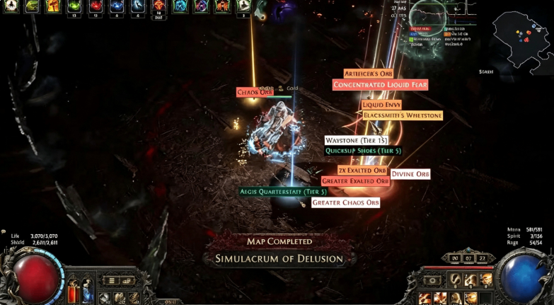 PoE 2 Simulacrum divine farm, PoE 2 0.5.5 Simulacrum guide, PoE 2 Delirium Simulacrum strategy, PoE 2 Voices jackpot farm, PoE 2 Raven’s Reflection loot, POE2 Currency