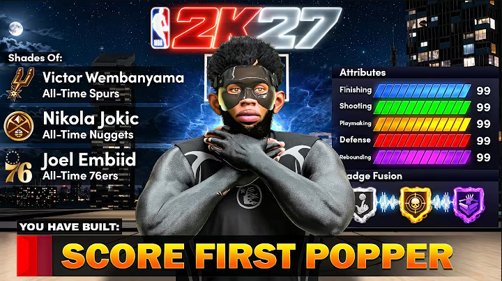 THE #1 ISO POPPER BUILD FOR COMP STAGE/WAGERS/3V3 on NBA 2K27