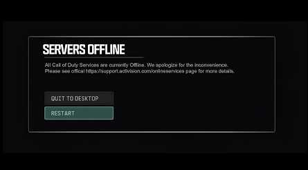 Multiple Call of Duty and Activision games experienced connectivity problems during the September 11 outage.