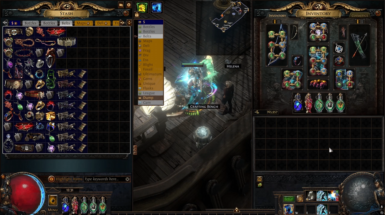 POE 3.29 end league gamble, Message in a Bottle 3.29 profit, Mageblood double corrupt 3.29 results, POE high divine gamble risk, 3.29 end league currency farming, POE Currency