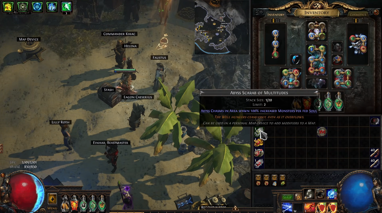 Path of Exile Farming Guide: Beyond Abyss Strategy for 17+ Divine Orbs Per Hour,buy POE currency