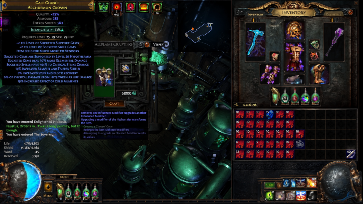 PoE 3.29 Crafting Guide: How to Make a Multi-Link Archdemon Crown for a Fireball Strength Stacker
