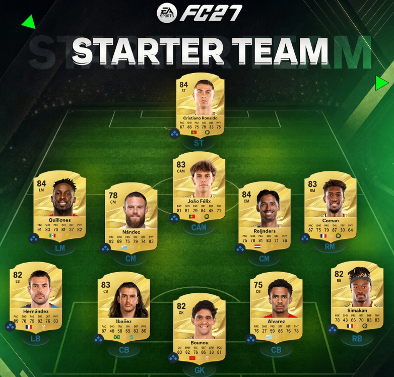FC 27 Saudi Pro League starter squad,FC 27 budget Ultimate Team Ronaldo squad,FC 27 4‑2‑3‑1 squad build,FC 27 Cristiano Ronaldo starter team,FC 27 Saudi Pro League chemistry,FC 27 budget squad tips,buy FC 27 Coins,FC 27 Coins