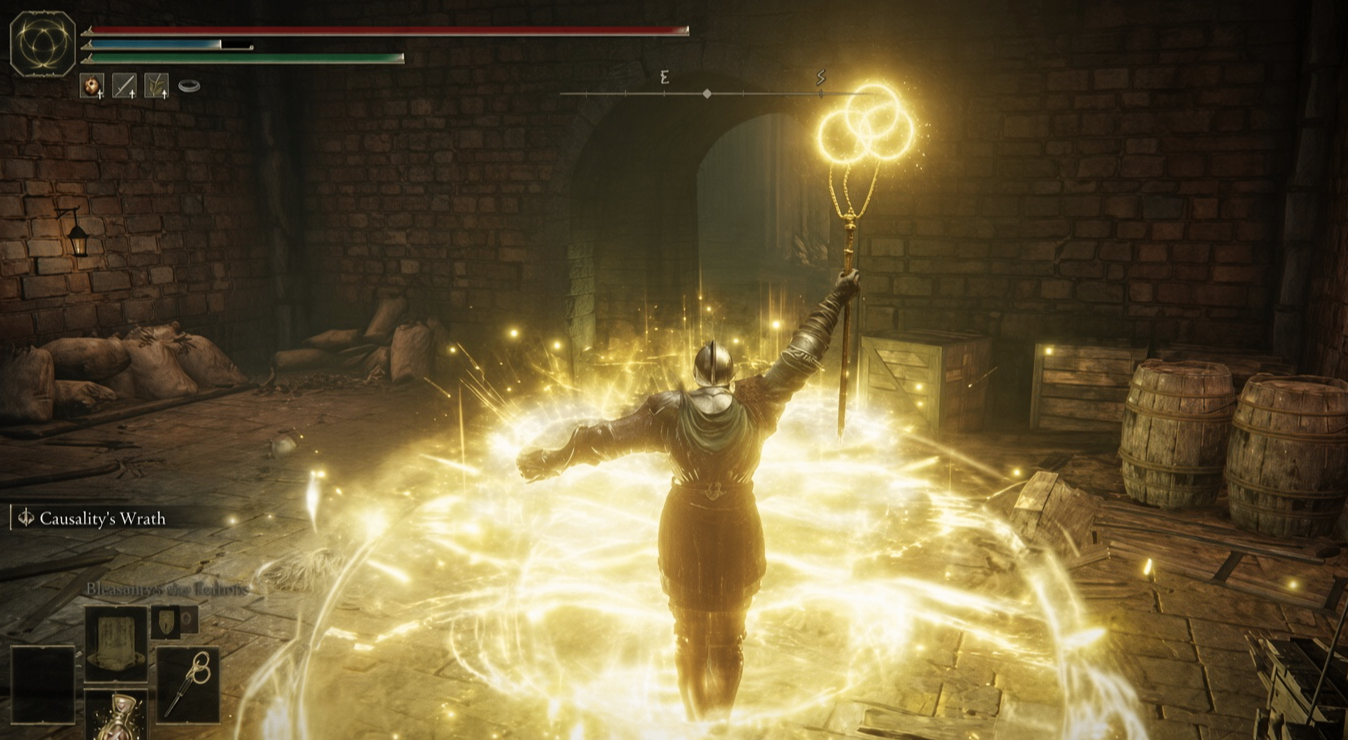 Elden Ring Tarnished Edition Golden Order Flail build,Golden Order Flail Causality's Wrath guide,Elden Ring best faith flail build,Best shields for Golden Order Flail build,Golden Order Flail guard counter setup,buy Elden Ring Runes,Elden Ring Runes