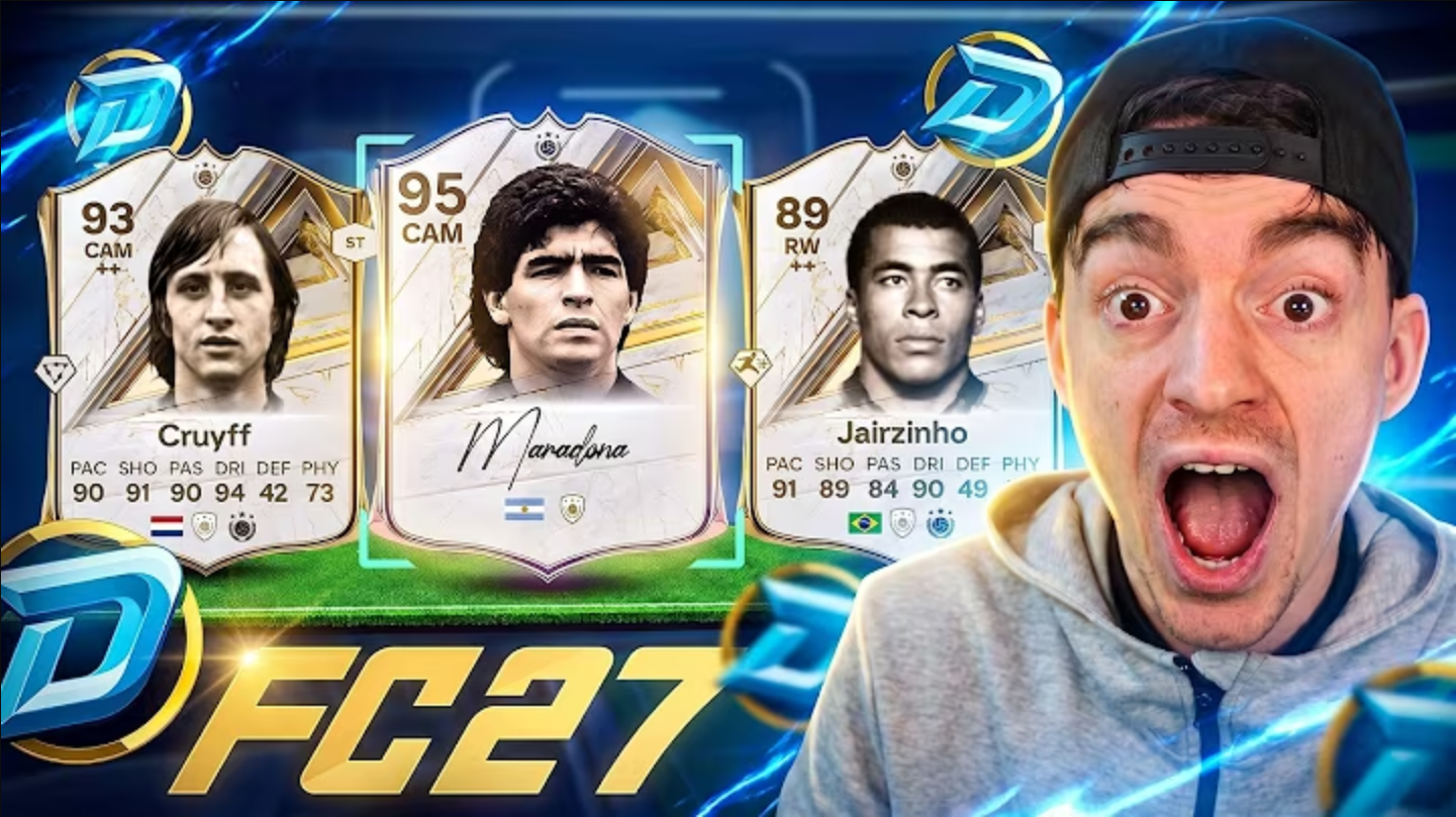 MY FIRST FUT DRAFT on FC27 with 5 ICONS in the SQUAD ? FIFA 27 ULTIMATE TEAM