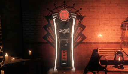 Widow’s Wine activates a web explosion when the player’s health becomes critically low, slowing or cocooning nearby zombies.