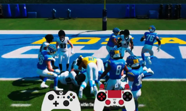 Madden NFL 27's short-yardage gameplay systems add timing-based mechanics to critical goal-line and quarterback sneak situations.