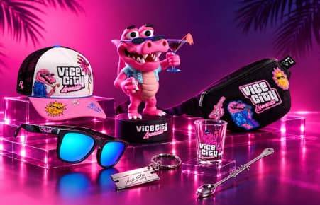 Rockstar's Grand Theft Auto VI: The Goodtime State – Vice City Collection is a $399.99 premium Collector's Box inspired by Leonida's fictional TV show, Macca the Gator.