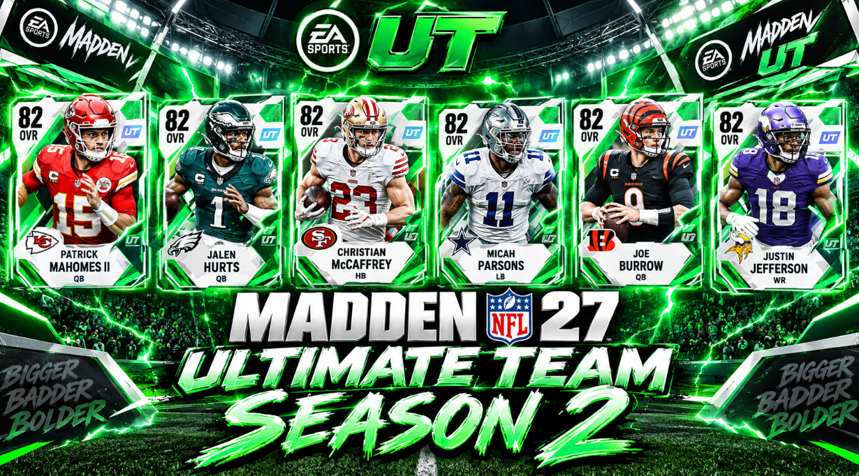 Madden NFL 27 Season 2,Madden 27 Coins,Season Players,cheap Mut 27 coins