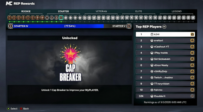 NBA 2K27 all 28 cap breakers unlock, fastest cap breaker methods NBA 2K27, NBA 2K27 rep grinding guide, NBA 2K27 season 40 XP farm, NBA 2K27 build specialization cap breakers, NBA 2K27 MT, NBA 2K27 VC