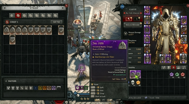 Diablo 4 Season 15 runeword crafting, Diablo 4 mythic cube trick, D4 Season 15 rune farm, Enigma runeword Diablo 4, mythic runeword upgrade Diablo 4, Diablo 4 Items