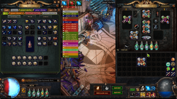 POE currency