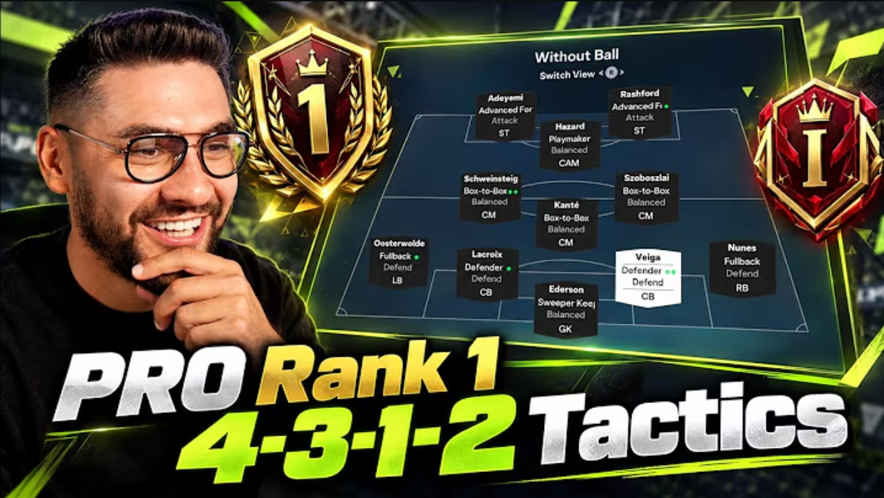 FC 27 ELITE DIVISION 4-3-1-2 PRO TACTICS! UNSTOPPABLE RANK 1 META SETUP!