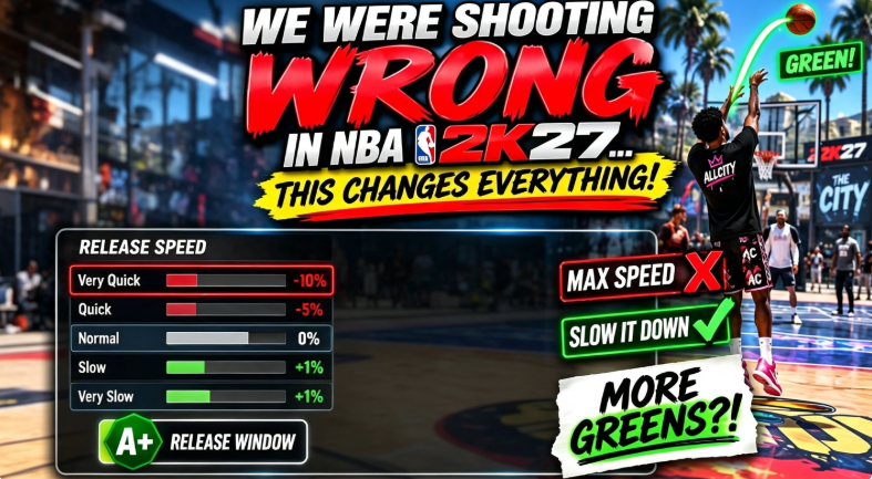 NBA 2K27 Shooting Fix: How to Stop Inconsistent Shots with Better Speed, Visual Cue & Footwork Settings