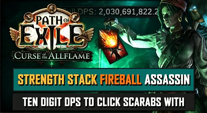 Path of Exile 3.29 Assassin Build Guide: Best Strength Stacking Fireball & Ephemeral Bolts Build