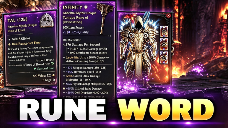 Diablo 4 Season 15 Rune Words: Horadric Cube Tricks, Enigma & Mythic Crafting Guide
